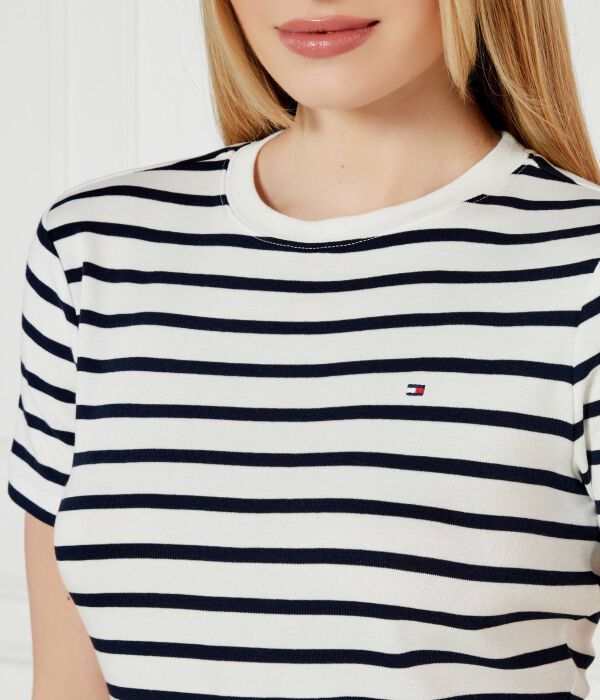 Футболка Tommy Hilfiger Slim Fit, белый — фото 4