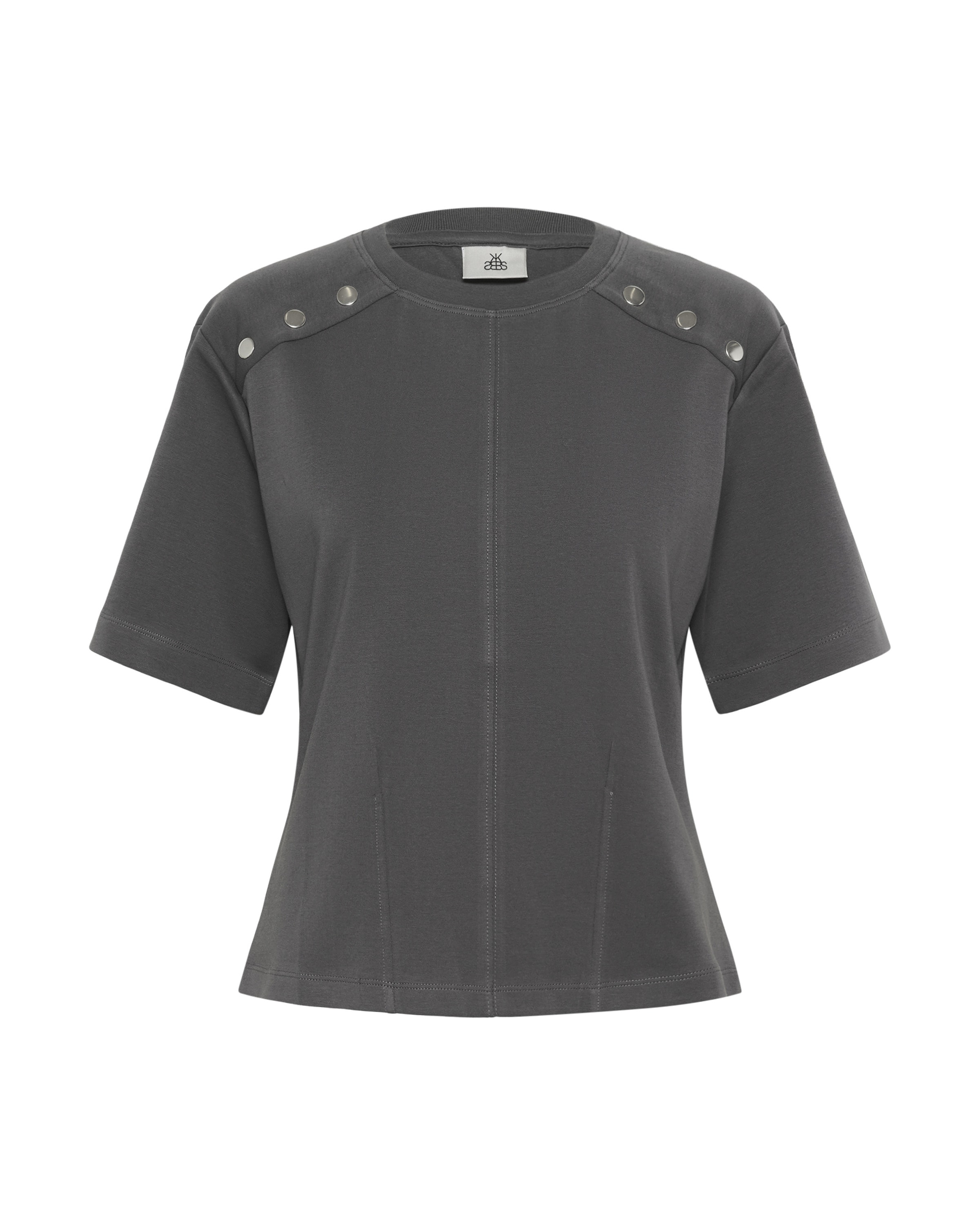 

KAREN BY SIMONSEN Футболка 'KBDella' в темно-сером цвете