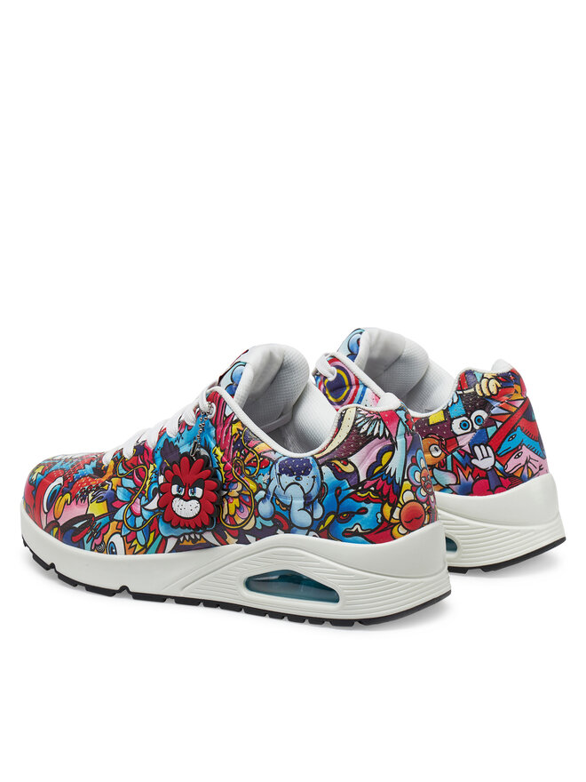 Кроссовки Skechers Uno - Color Doodle 183500/MLT, мультиколор — фото 3