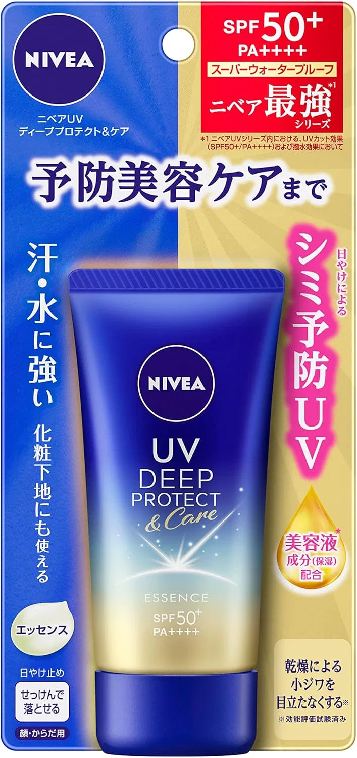 Солнцезащитный набор NIVEA: гель-вода SPF50/PA+++ 140 г и эссенция SPF50+/PA++++ 50 г — фото 4