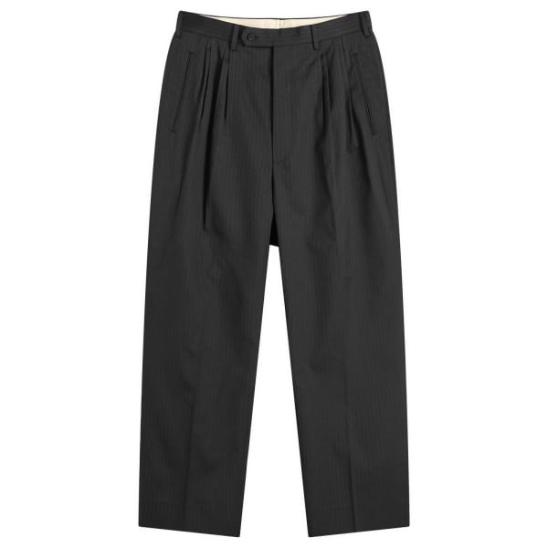 

Прямые шерстяные брюки Comme Des Garçons Homme, черный