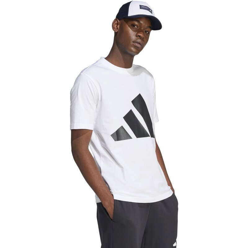 Футболка Essentials с большим логотипом Adidas, мультиколор — фото 4