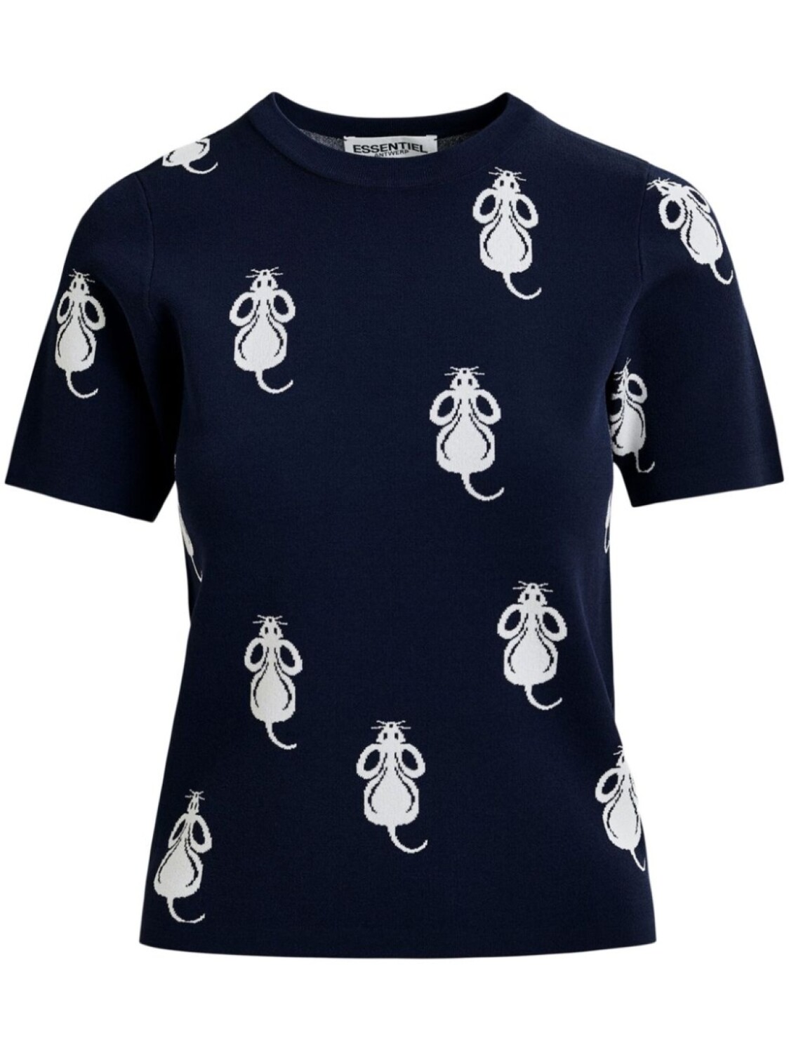 

Жаккардовый топ Hascot Essentiel Antwerp, синий