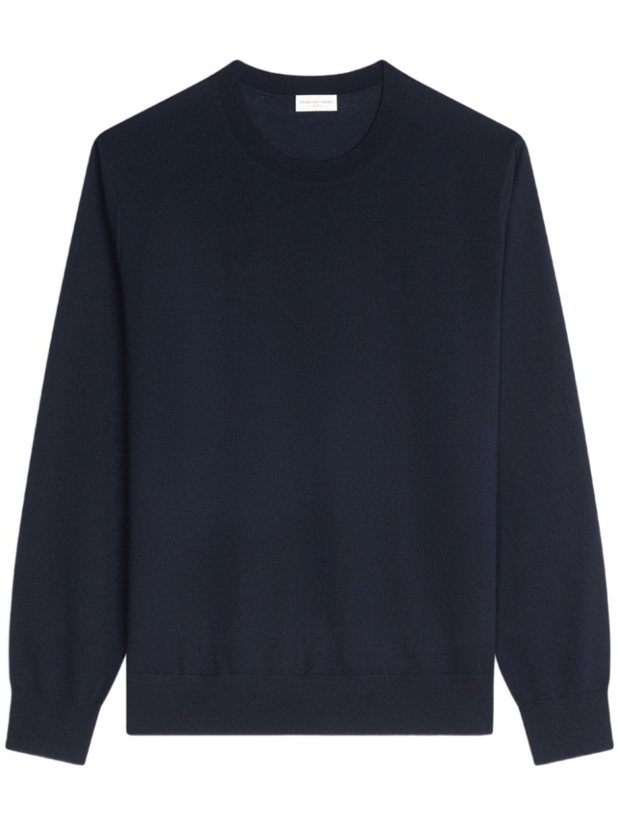 

DRIES VAN NOTEN свитер из шерсти мериноса, синий