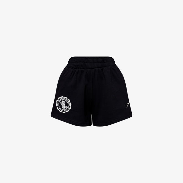 

Шорты флисовые Gymshark Collegiate, черный