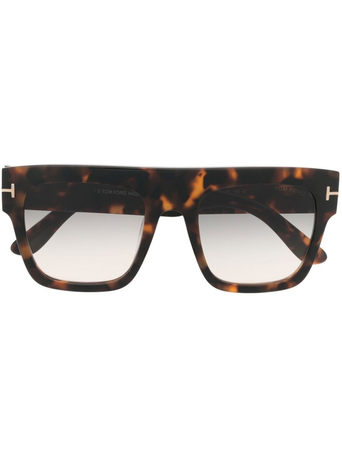 

TOM FORD Eyewear солнцезащитные очки Renee в квадратной оправе, коричневый