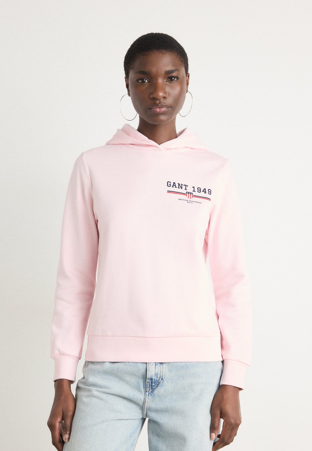 

Толстовка GRAPHIC HOODIE - Hoodie GANT, светло-розовый