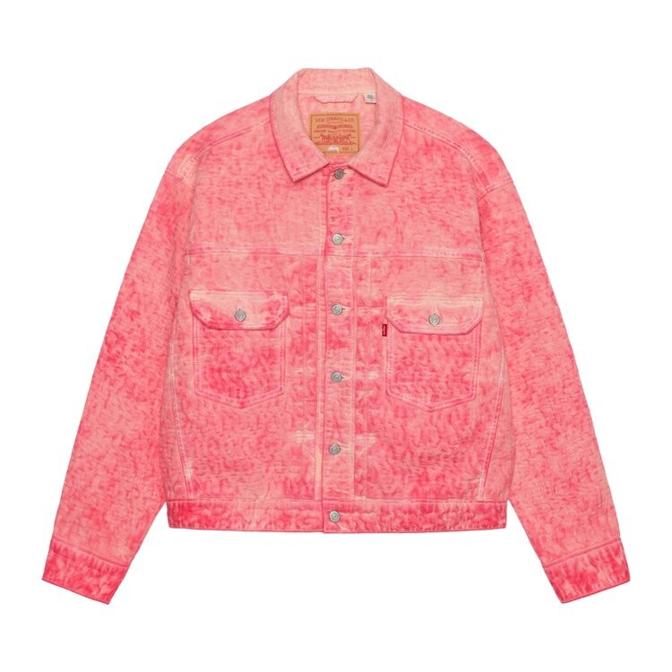 

Спортивная куртка Levi'S Levi's x Stussy Dyed Jacquard 'Pink', розовый