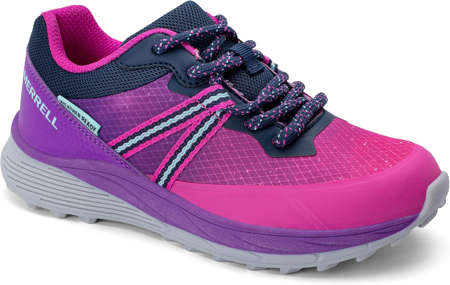 

Кроссовки Merrell Unisex-Child S Nova, синий/розовый/темно-синий