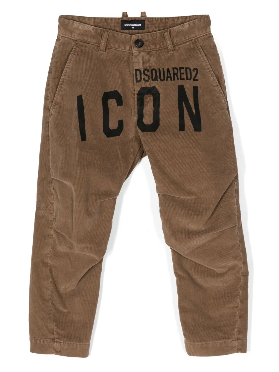 Вельветовые брюки Icon с логотипом DSQUARED2 KIDS