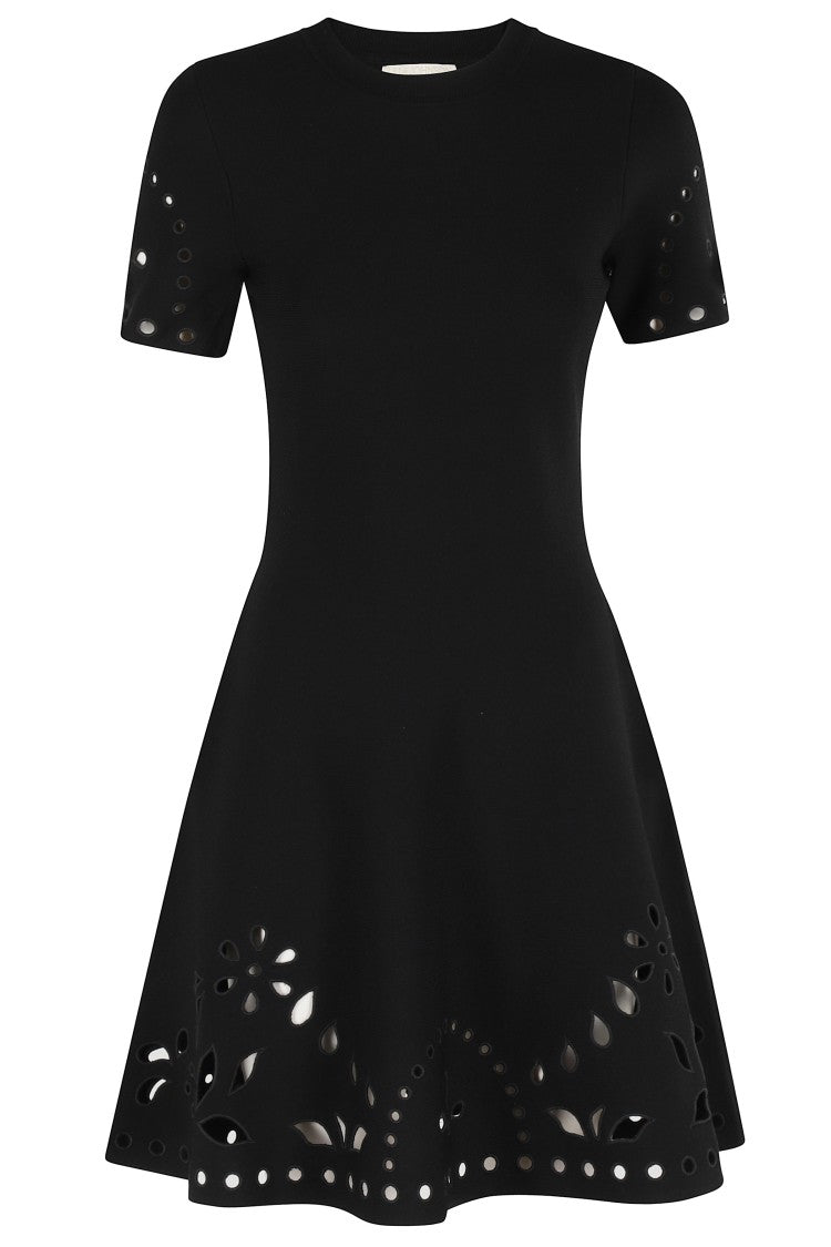 

Fania мини-платье с коротким рукавом из трикотажа Ulla Johnson, черный