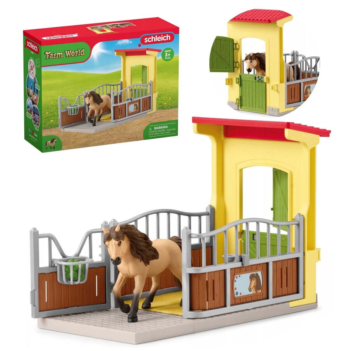 

SLH42609 Schleich Horse Club - Коробка для исландских пони, фигурки для детей 5+