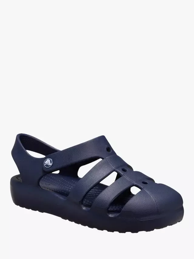Детские классические рыбацкие сандалии Crocs, Navy — фото 2