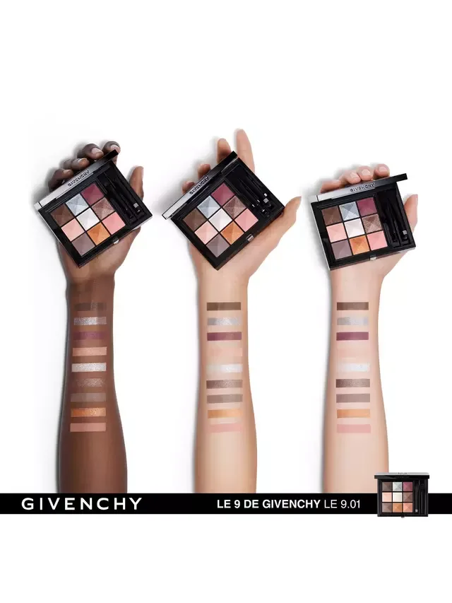Палитра теней для век Le 9 de Multi-Finish Givenchy, 9 01 — фото 2