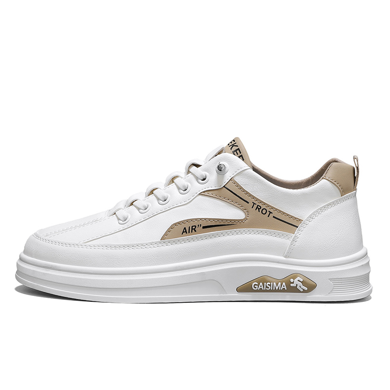 

GAISIMA Мужские лоу-топ скейтбордские кроссовки белый хаки, цвет White Khaki