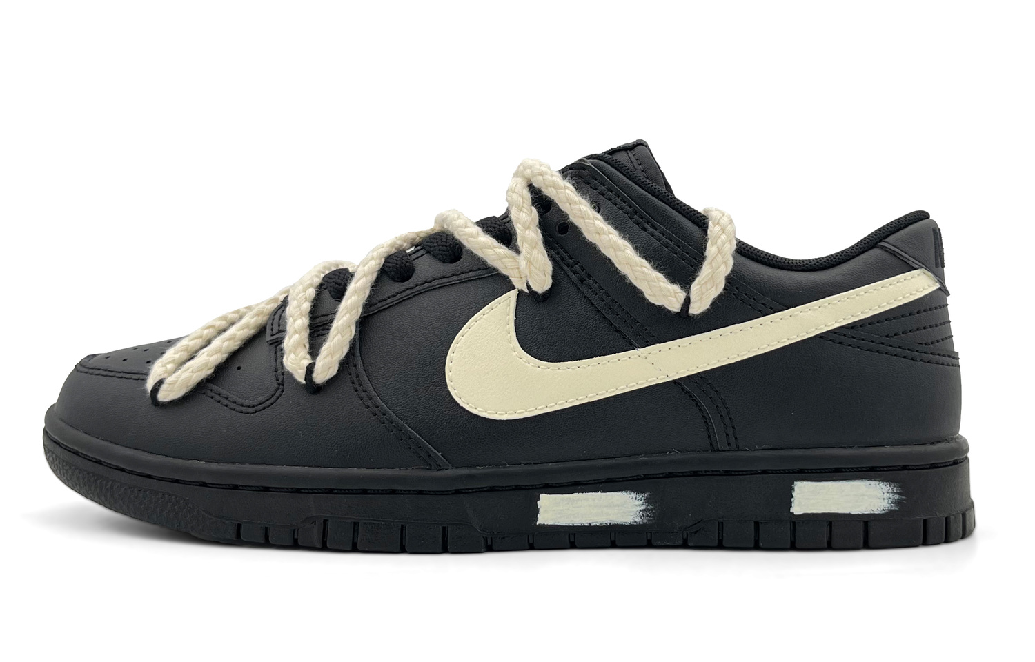 

Nike Износостойкие низкие скейтбордные кроссовки Dunk Amber Lupan, унисекс, черный