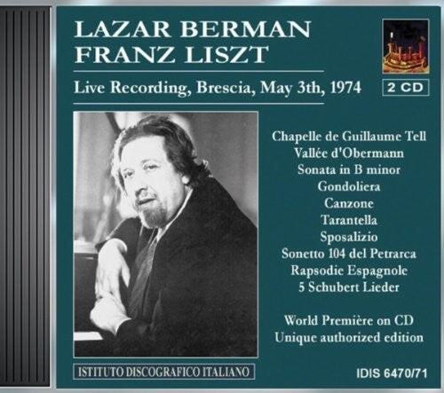 

CD диск Liszt / Berman: Pno Works