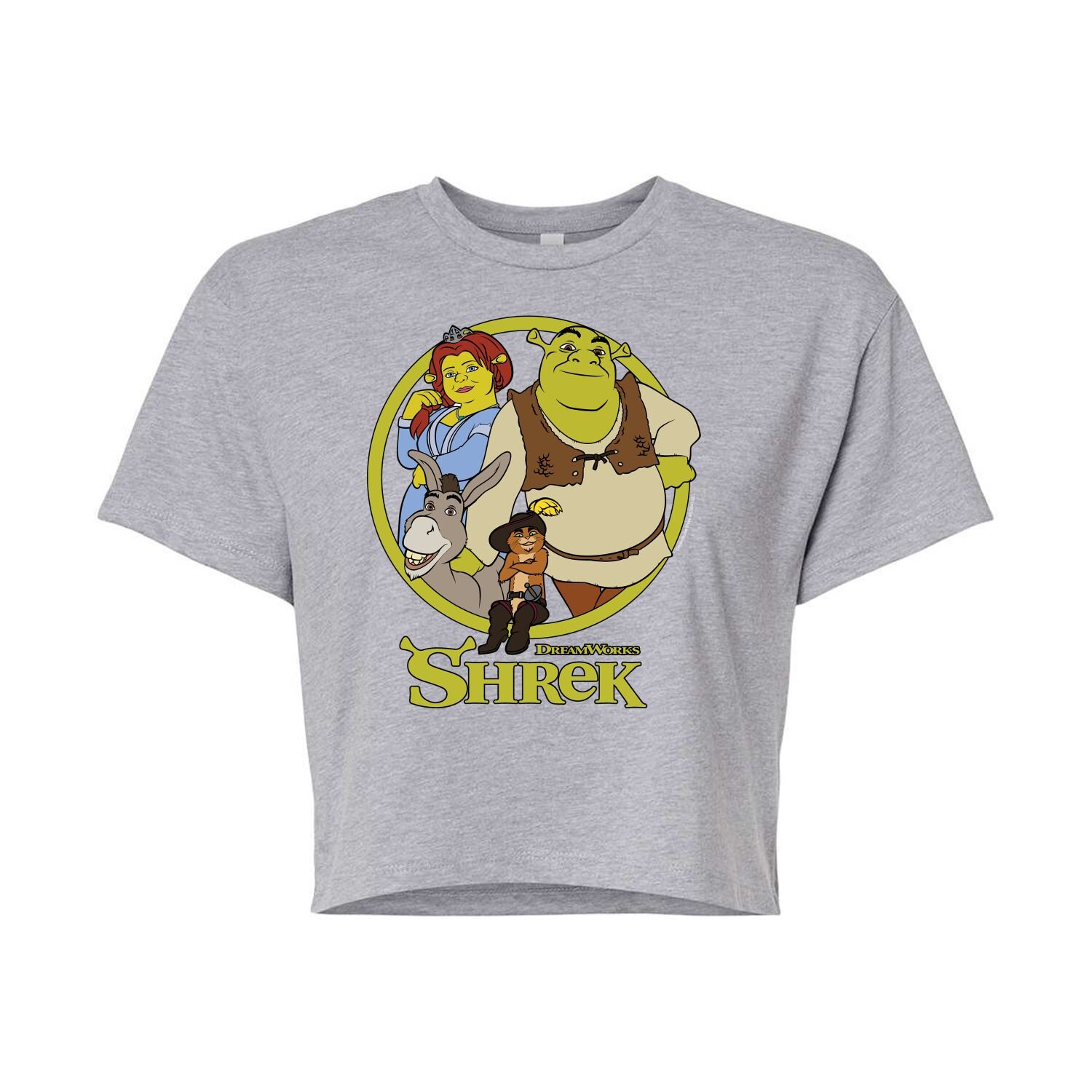 

Укороченная футболка для юниоров Shrek Group Licensed Character, серый