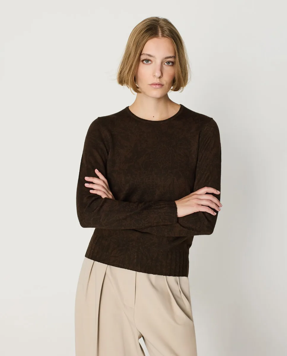 

Женский свитер с рисунком Escorpion, мультиколор