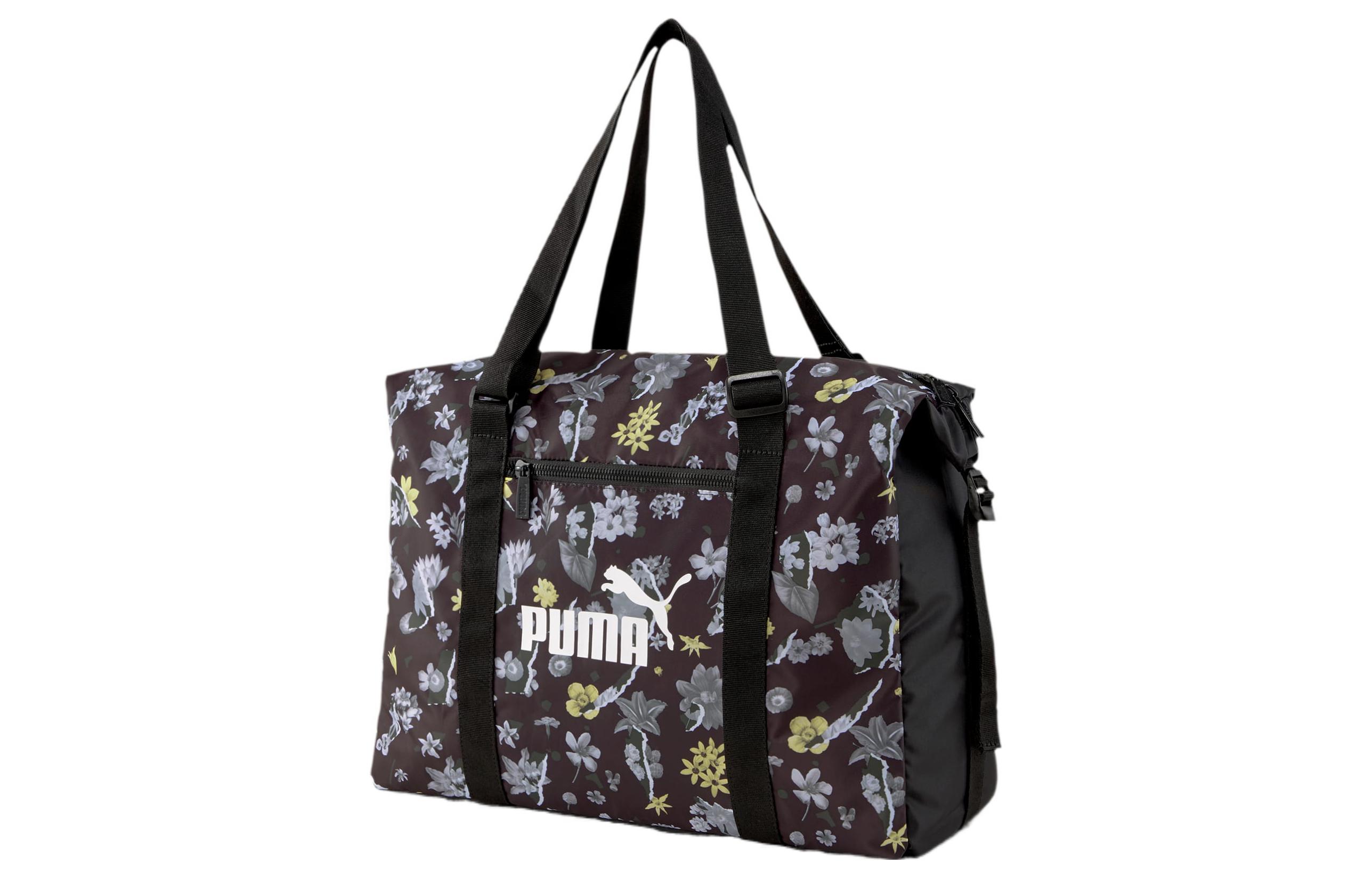 

PUMA Сумка-шоппер из полиэстера, сумка для багажа, обычная женская, черная