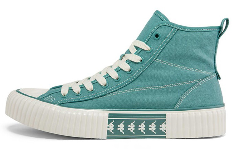 

Кеды Kappa Canvas Shoes Unisex High-Top Oil Blue/White