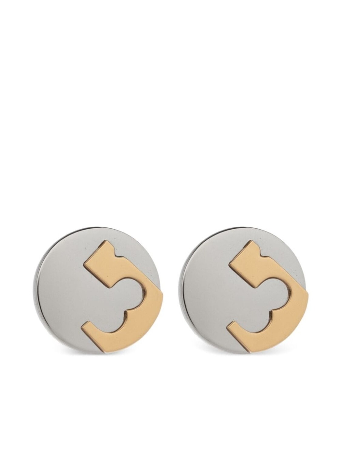 

Серьги с логотипом Tory Burch, серебряный