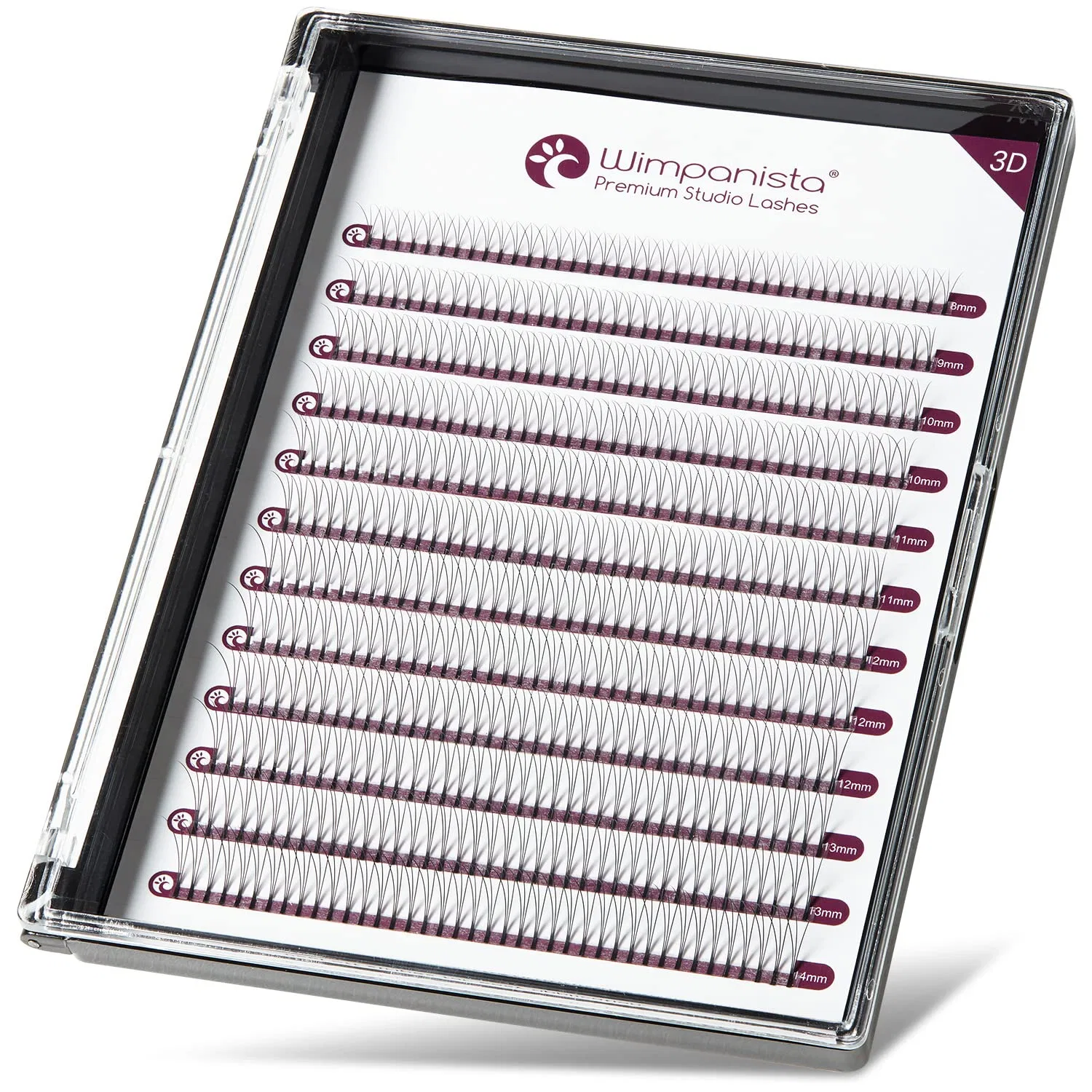 Искусственные ресницы «W Lashes Silk» D-изгиб Maxi Mix 0.07 мм от Wimpanista Wimpanista — фото 4