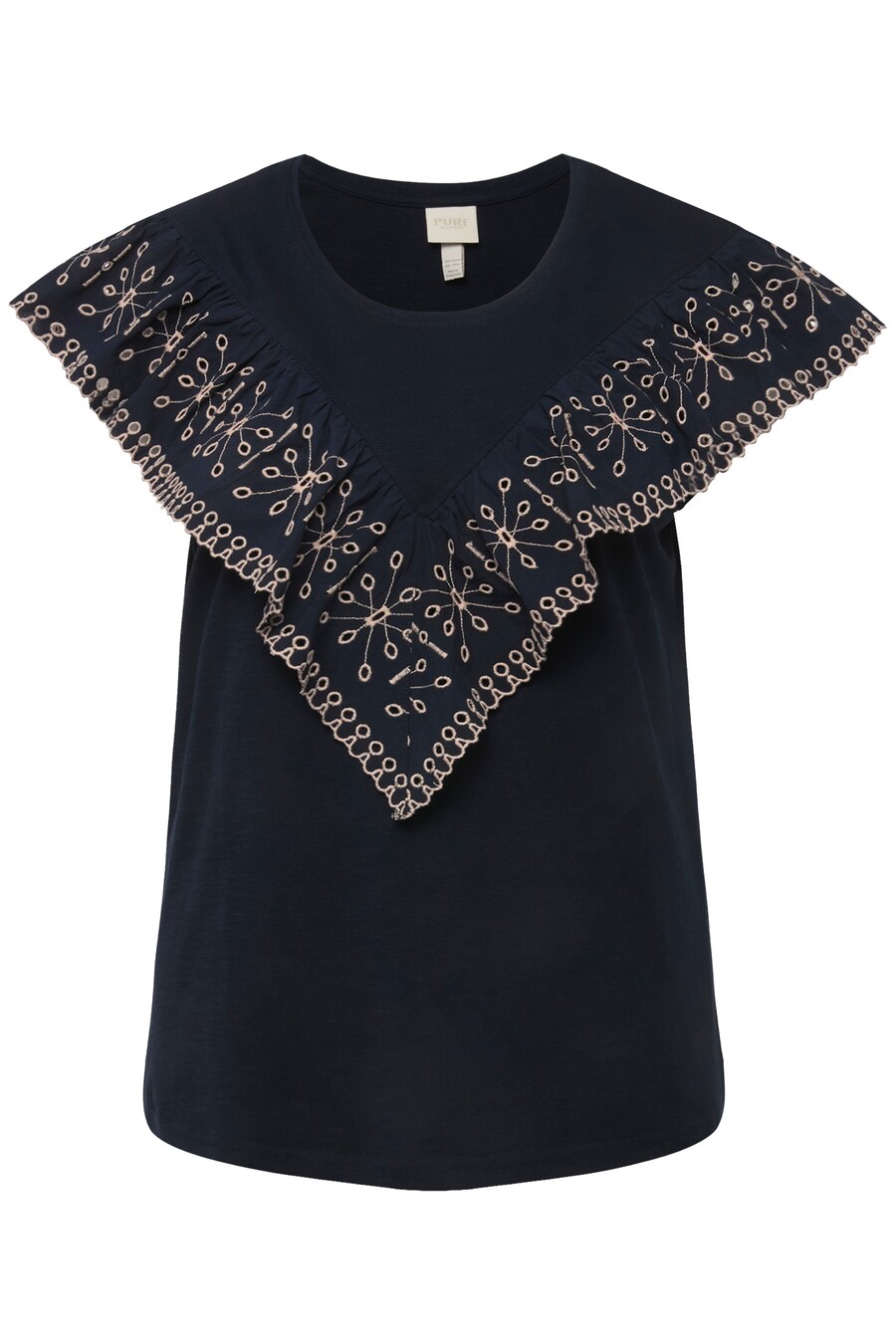 

Футболка Ulla Popken Shirt, морской синий