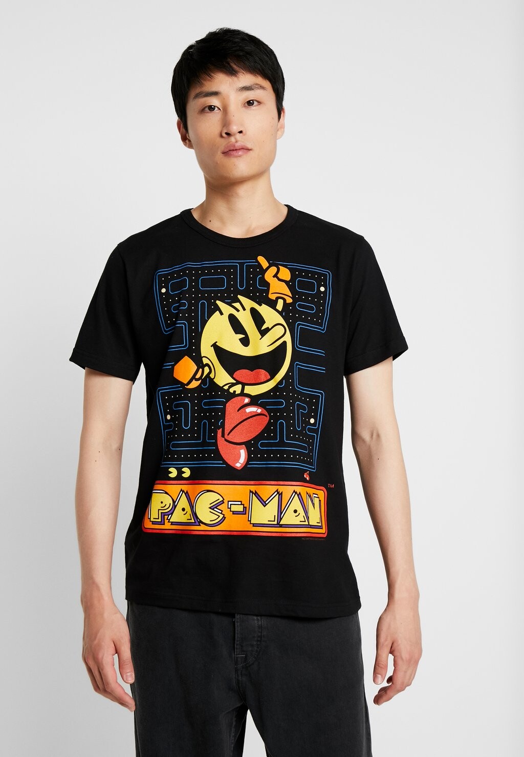 

Футболка с принтом PAC MAN JUMPING LOGOSHIRT, цвет black