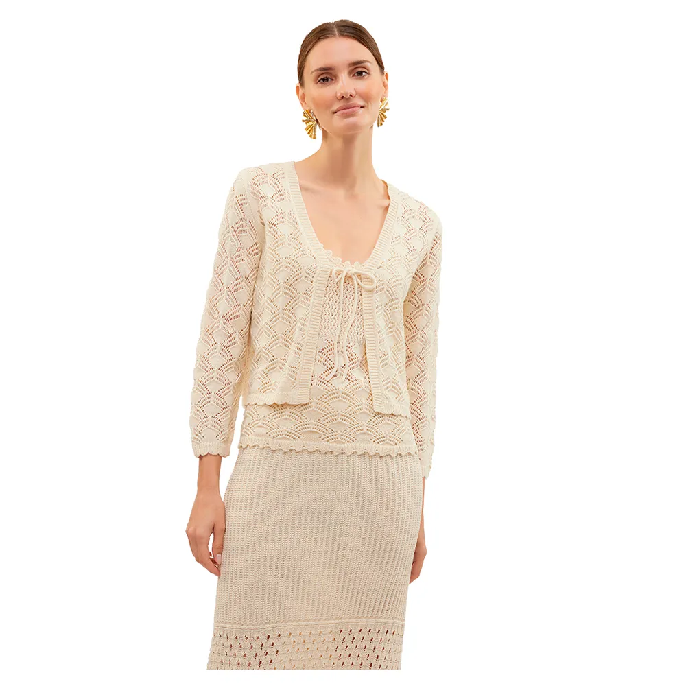 

Кардиган Vero Moda Newverena 3/4, бежевый