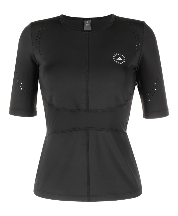 

Тренировочная футболка Truepurpose Adidas By Stella Mccartney, черный