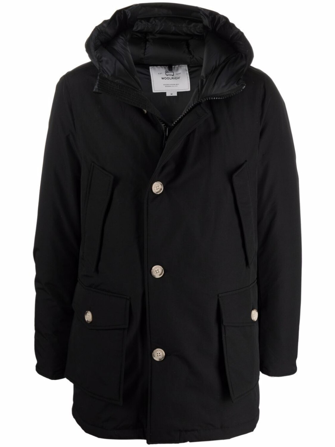 

Woolrich пуховик с капюшоном, черный