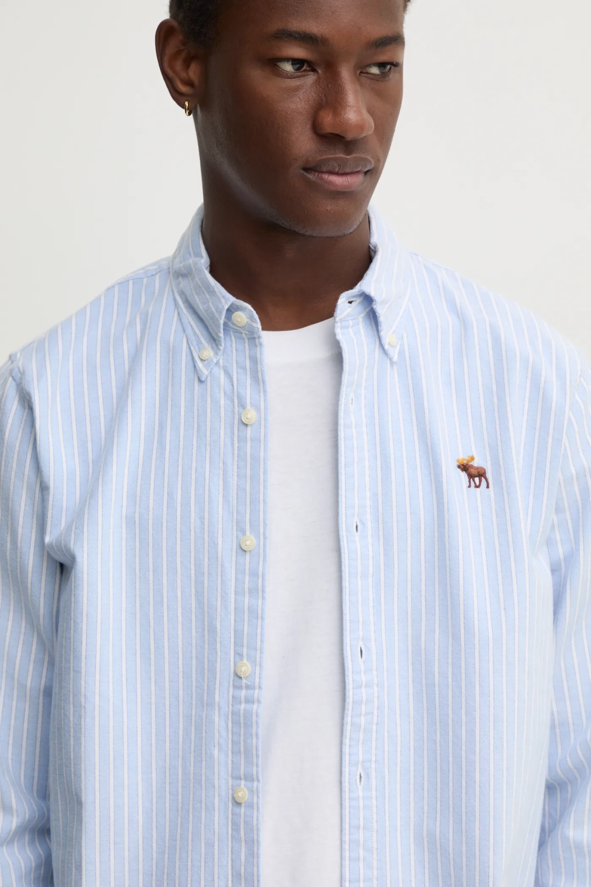 

Рубашка Abercrombie & Fitch, синий