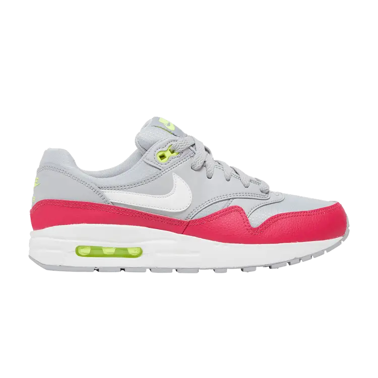 

Кроссовки Nike Air Max 1 GS 'Wolf Grey Rush Pink', серый