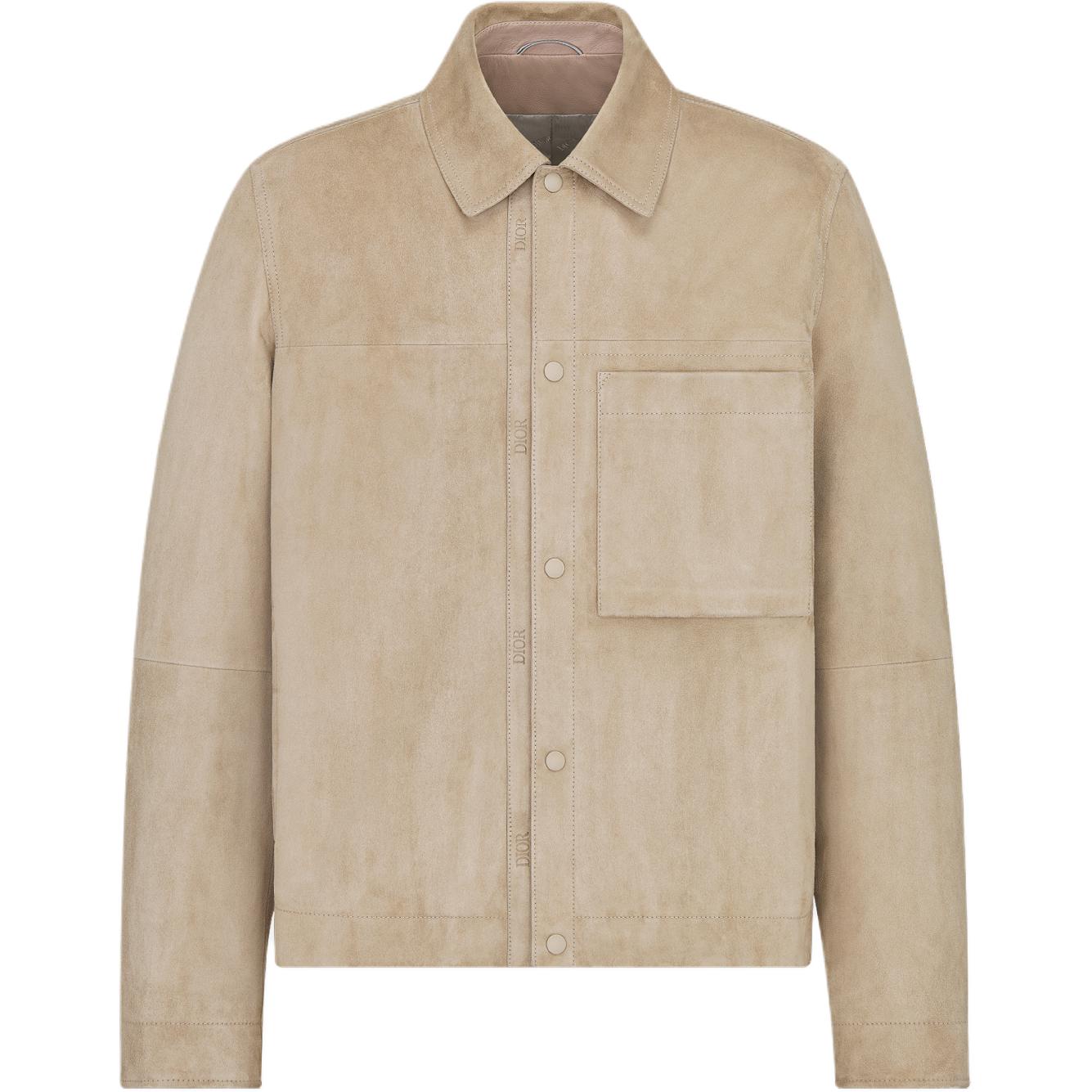 

DIOR Куртка с воротником и застежкой на пуговицы, бежевая