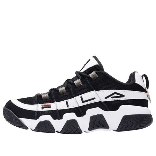 

Кроссовки barricade low 'black and white' Fila, черный