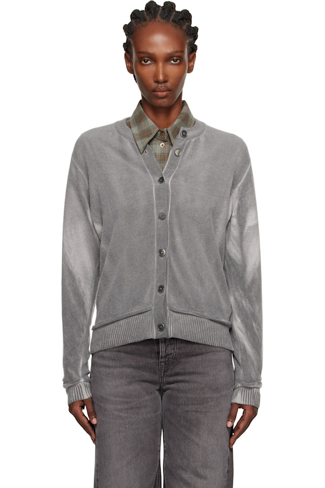 

Our Legacy Серый двусторонний кардиган