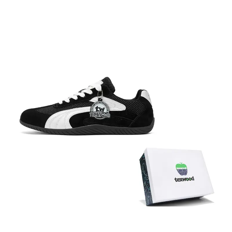 

TEXWOOD Кроссовки Coverage Low Top мужские повседневные черные, цвет Black