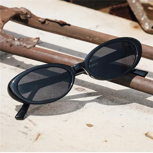 

Ретро-солнцезащитные очки для женщин, маленькие круглые, «кошачий глаз», для ношения на открытом воздухе, защита от УФ-излучения UV400 MTZJH, 6.champagne