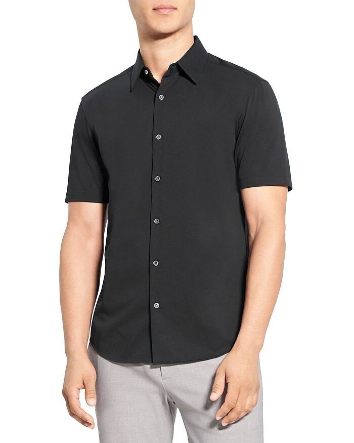 

Рубашка с коротким рукавом Irving Slim Fit Theory