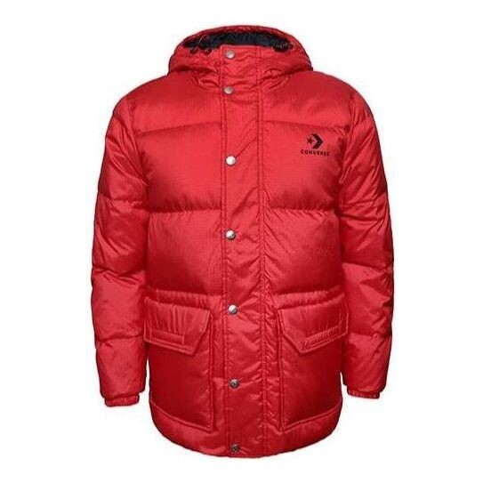 

Куртка down fill puffer jacket 'red' Converse, красный