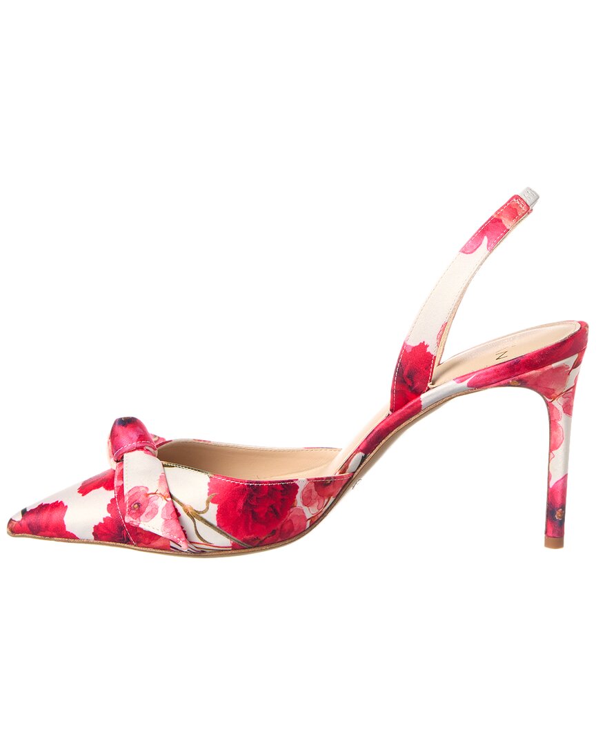 Туфли-лодочки Alexandre Birman Clarita 85 из сатина, розовый — фото 2
