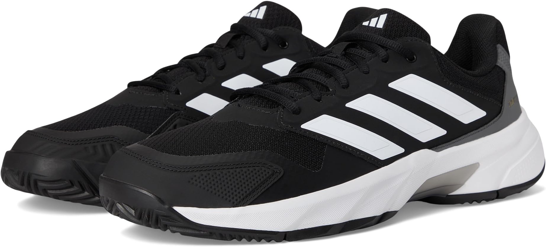 

Кроссовки adidas Courtjam Control 3 Tennis Shoe, цвет Black/White/Grey