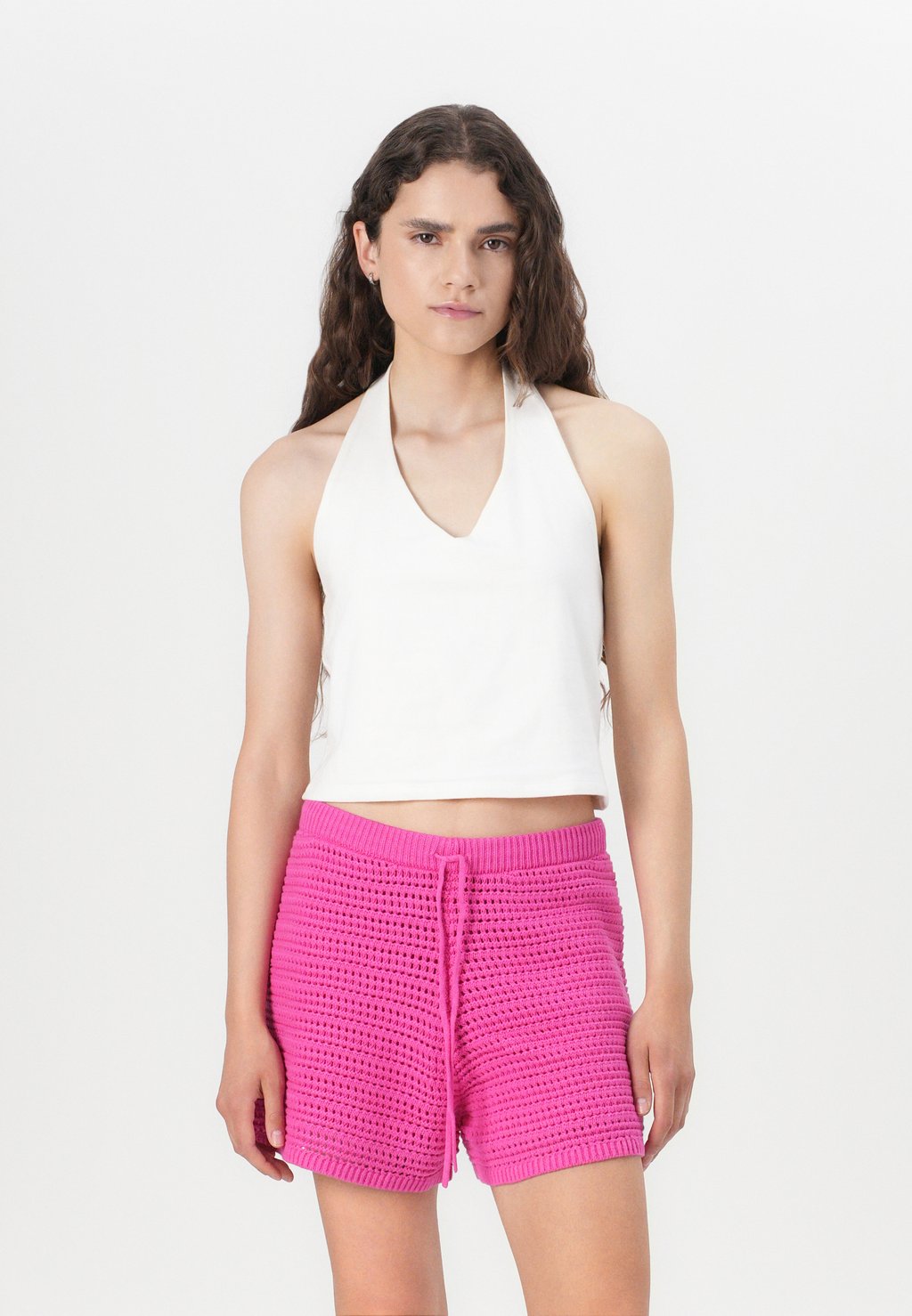 

Топ CROP HALTER GAP, белый