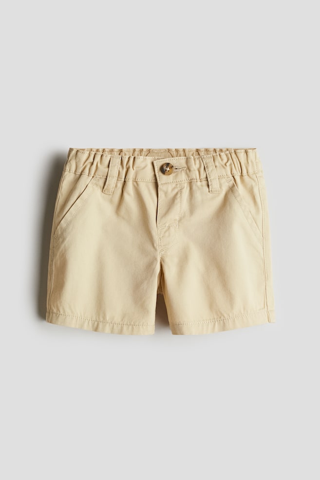

Хлопковые шорты H&M, бежевый