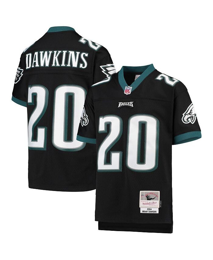 

Черная футболка Big Boys Брайана Докинза Philadelphia Eagles 2004 Legacy пенсионера Mitchell & Ness, черный