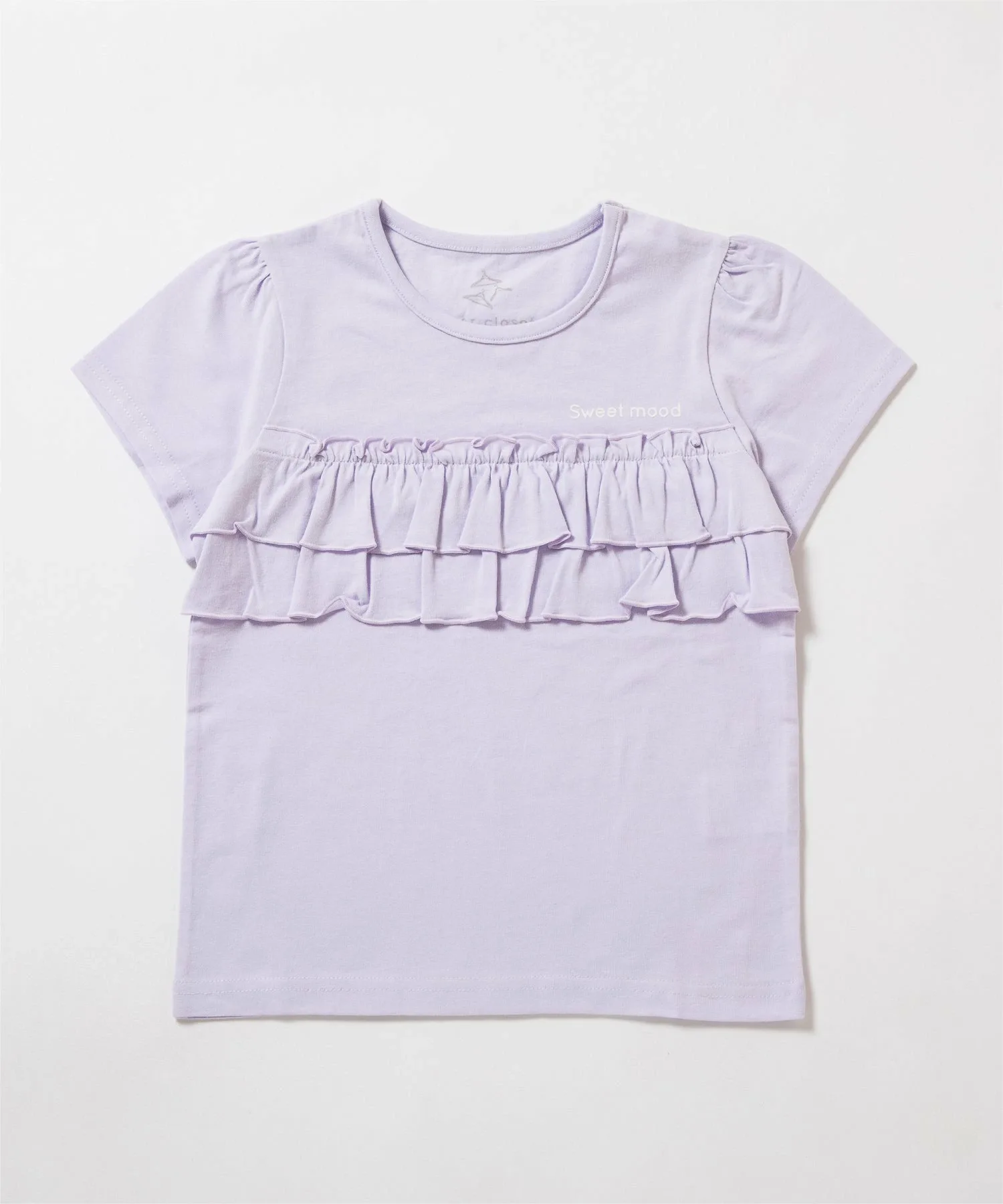Футболка с оборками Ever Closet, Lavender — фото 3
