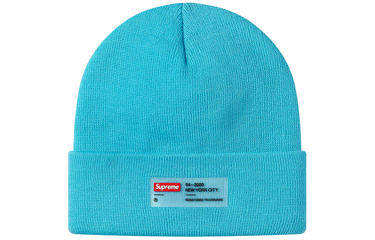 

Supreme Бейсболка с прозрачной этикеткой, Sky Blue