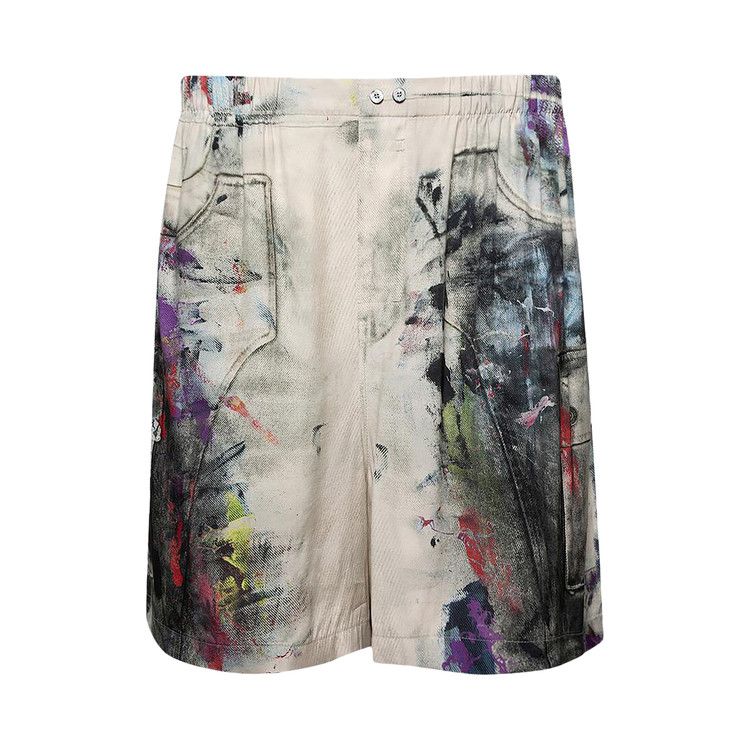 

Шорты Acne Studios Shorts Printed, White