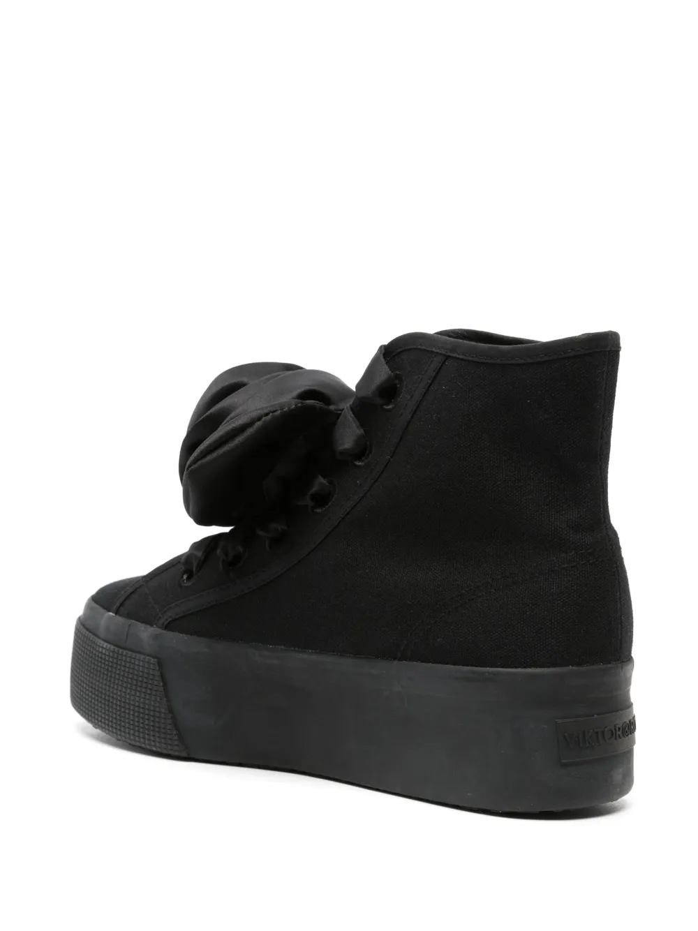 Высокие кеды из коллаборации с Superga Viktor & Rolf, черный — фото 3